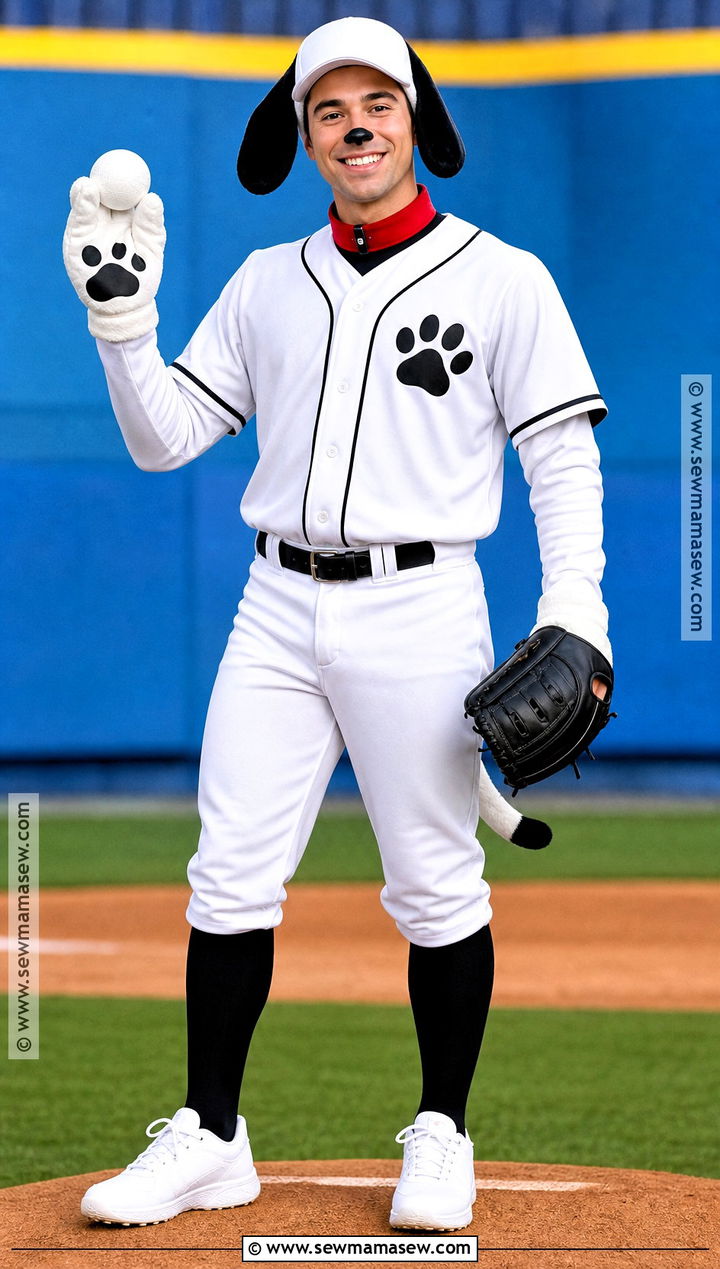 Baseball Snoopy Costume - 40 snoopy halloween costume ideas