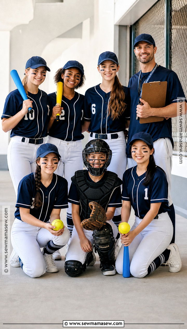 Baseball Team Costume With Matching Jerseys - 30 team costume ideas sports