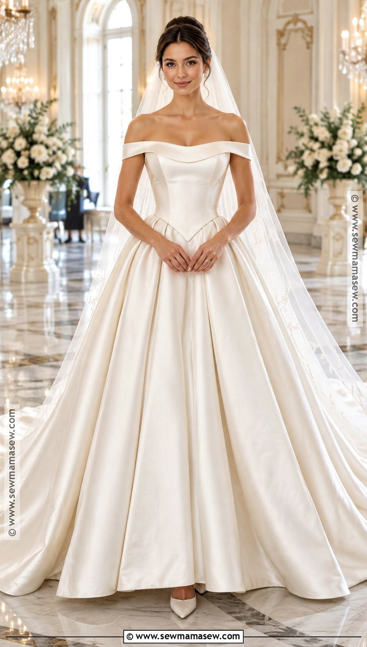Basque Waist September Wedding Dress - 15 Wedding Dresses September Brides