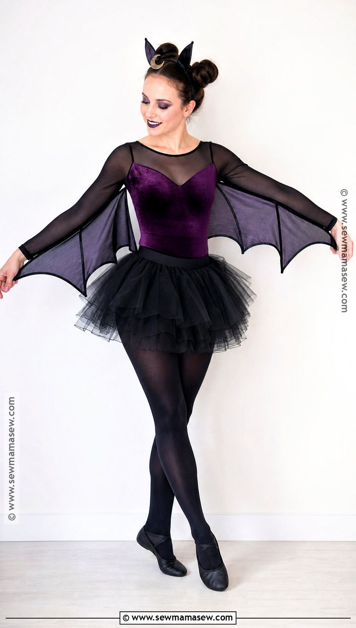 Bat Ballerina Costume - 30 ballet halloween costumes