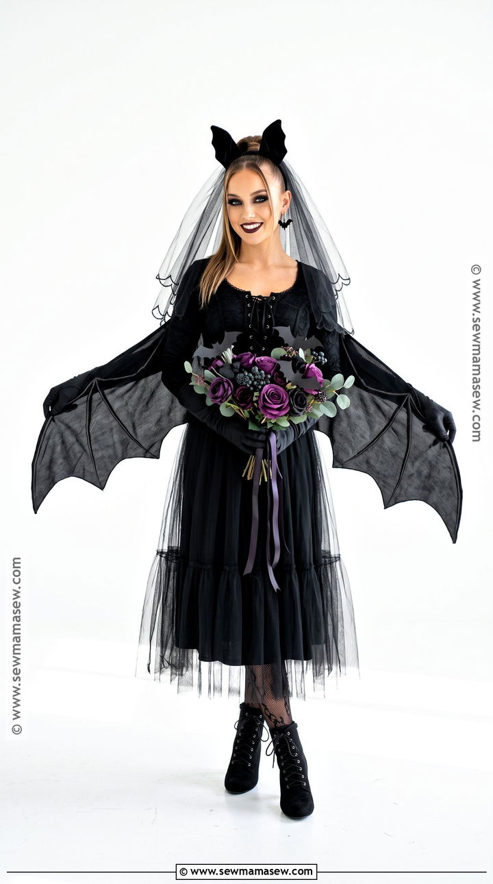 Bat Bride Costume - 35 bride halloween costume ideas