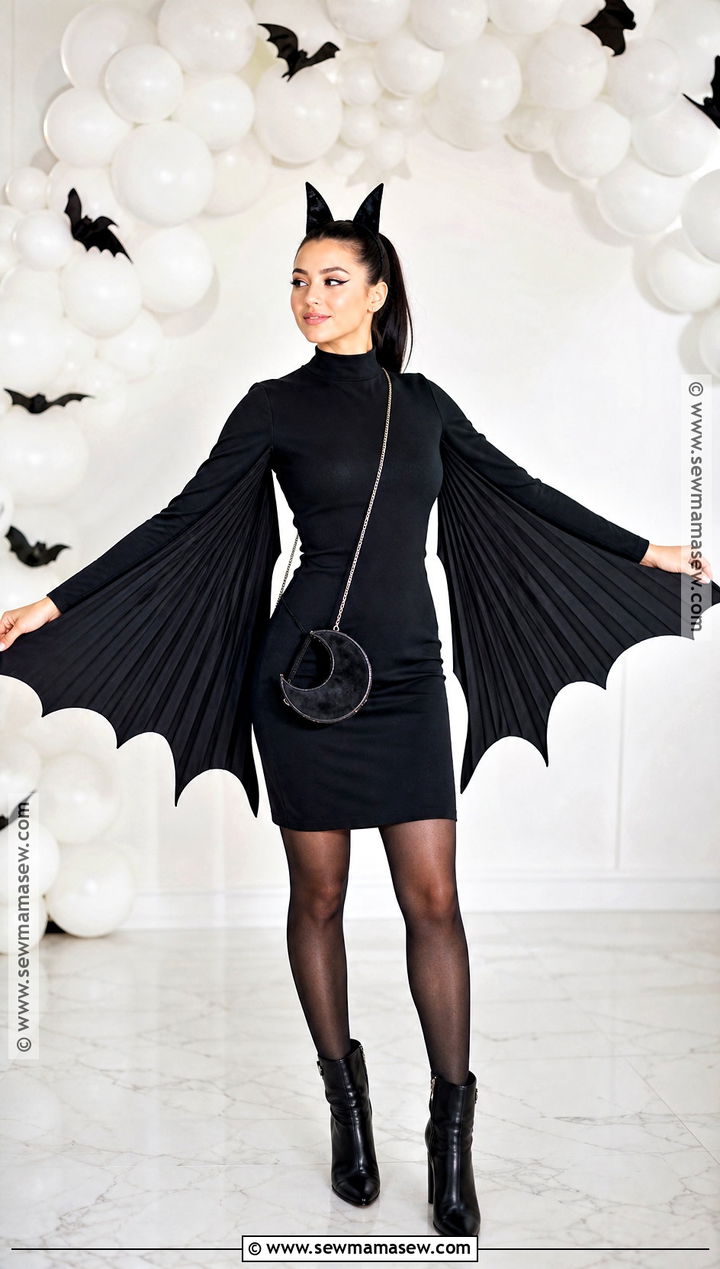 Bat Costume With Black Dress - 30 costumes with black dress