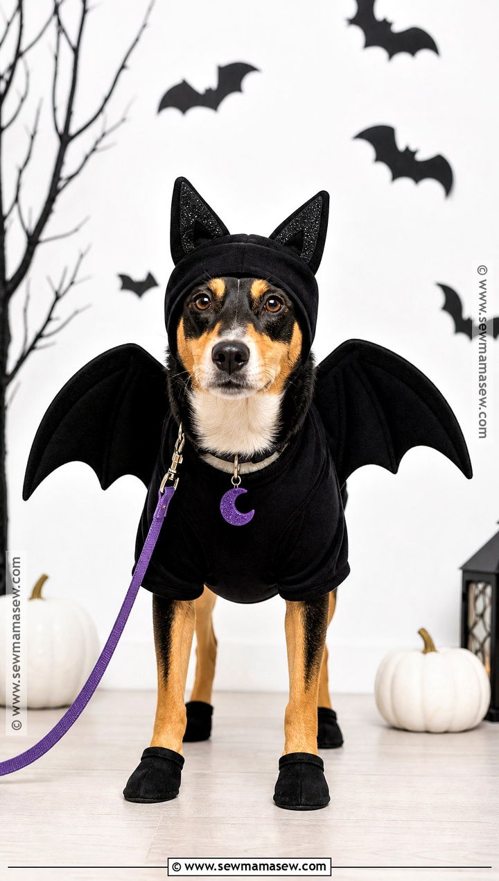 Bat Dog Costume - 40 dog costumes