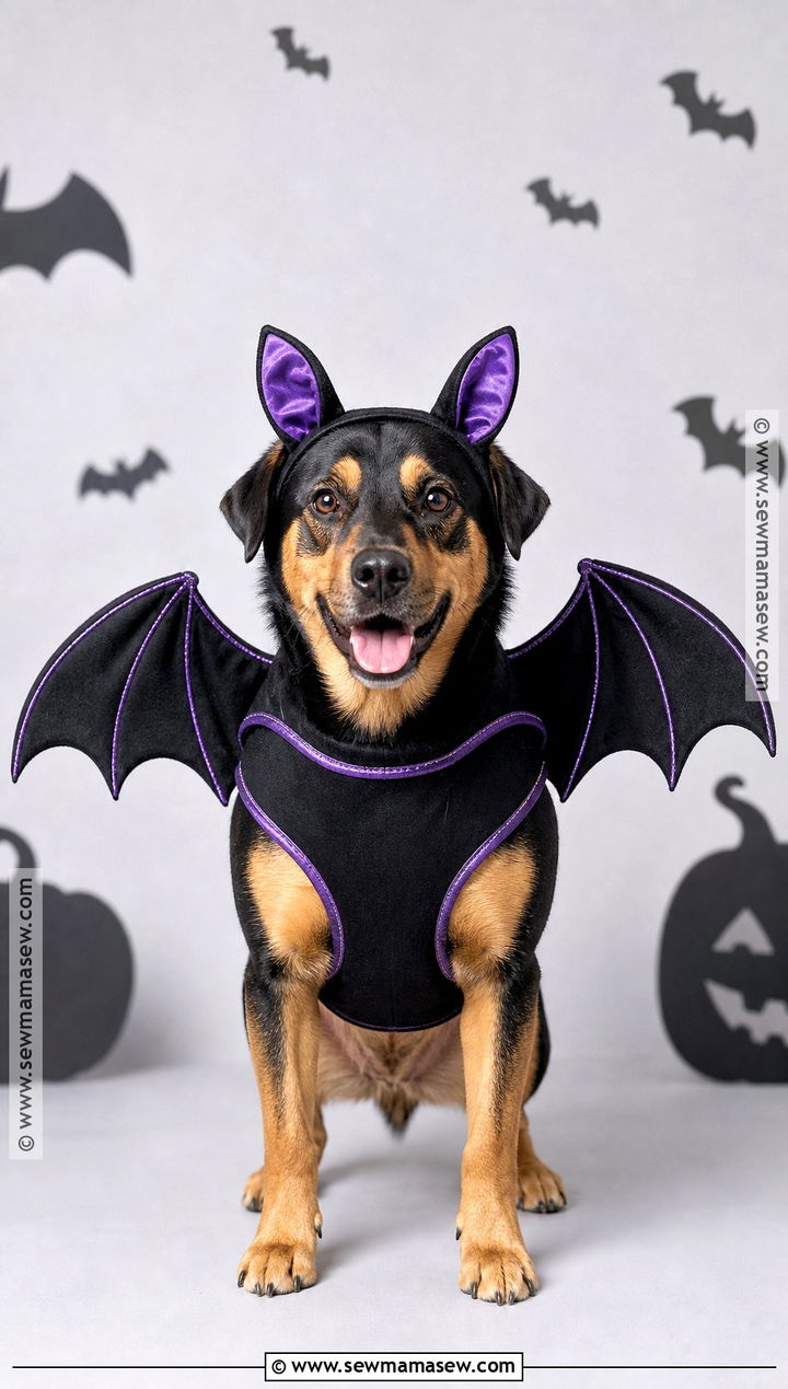 Bat Dog Halloween Costume - 45 dog halloween costumes