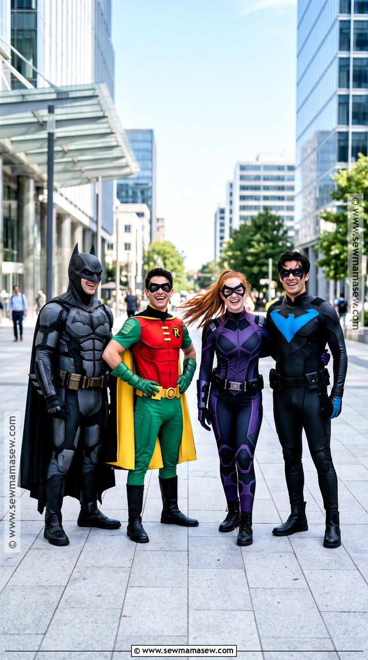 Bat Family Group Costume - 50 batman costume ideas