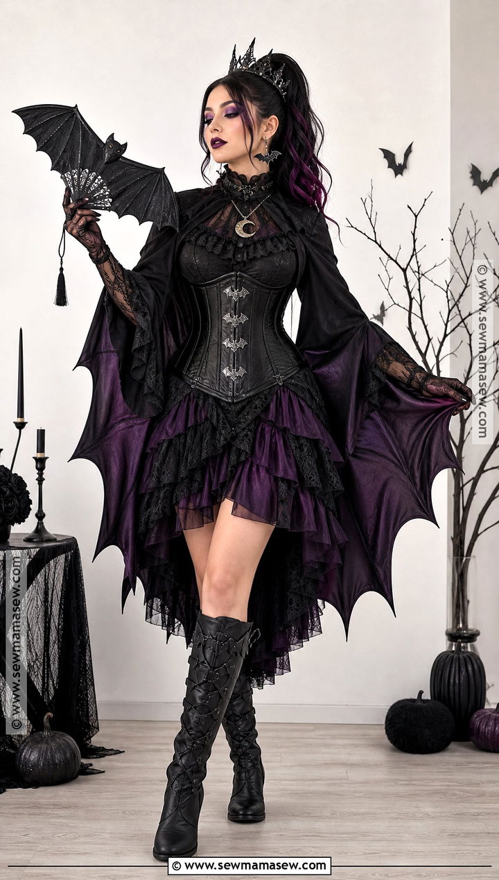 Bat Queen Corset Costume - 35 corset costumes