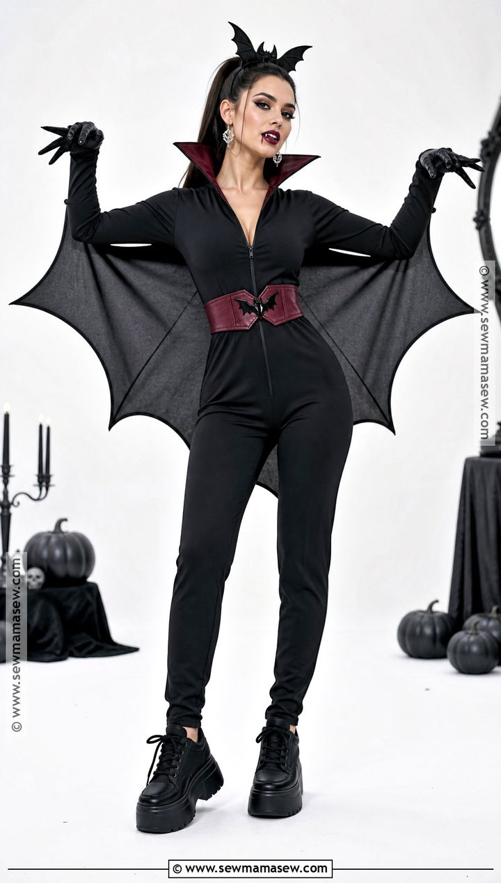 Bat Wing Vampire Costume - 40 Vampire Halloween Costume Ideas for Women