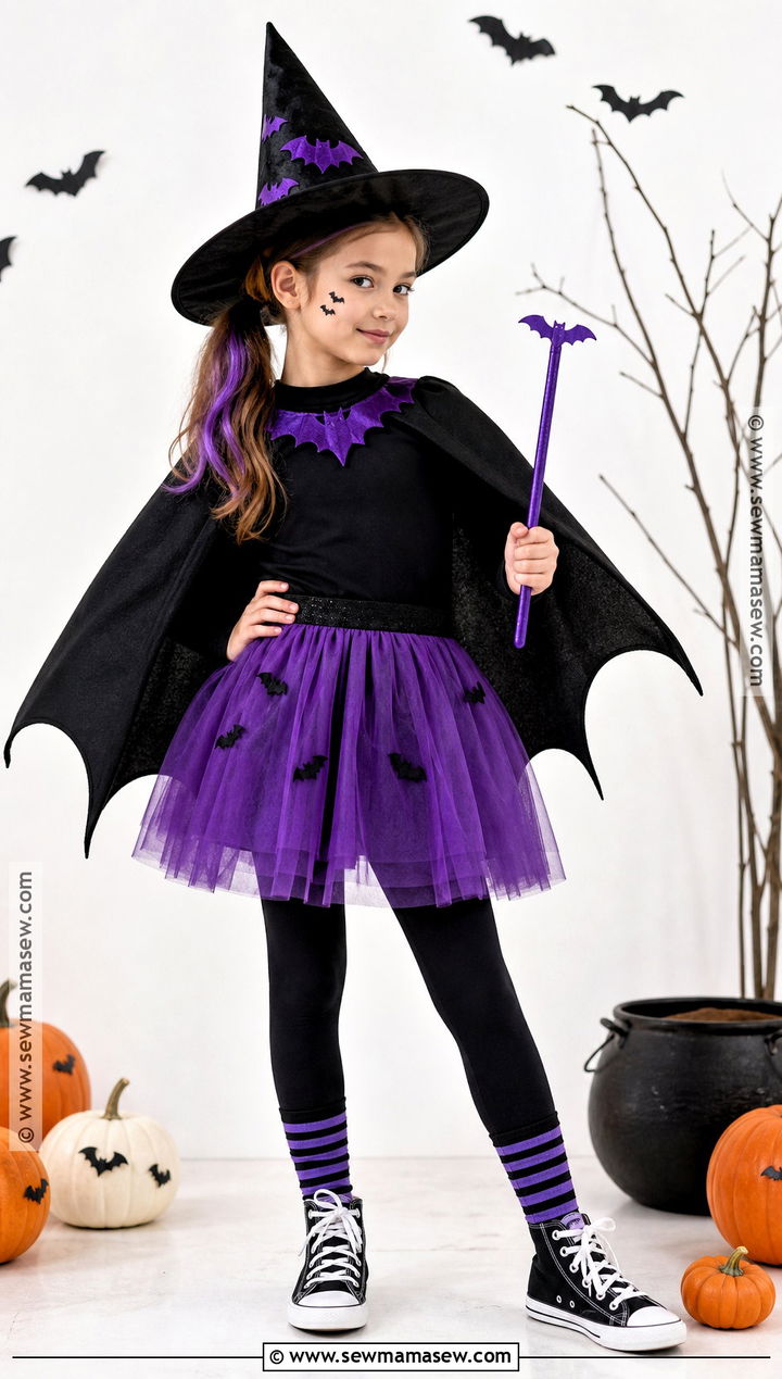 Bat Witch Costume - 30 witch costumes for kids