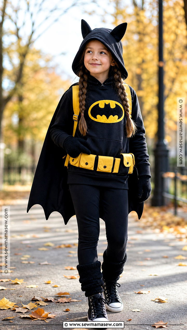 Batgirl Hoodie Costume - 35 batman costume ideas for girls