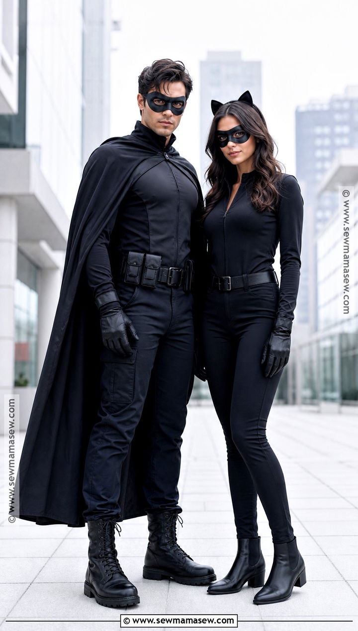 Batman And Catwoman Couple Costume - 40 iconic halloween costumes for couples