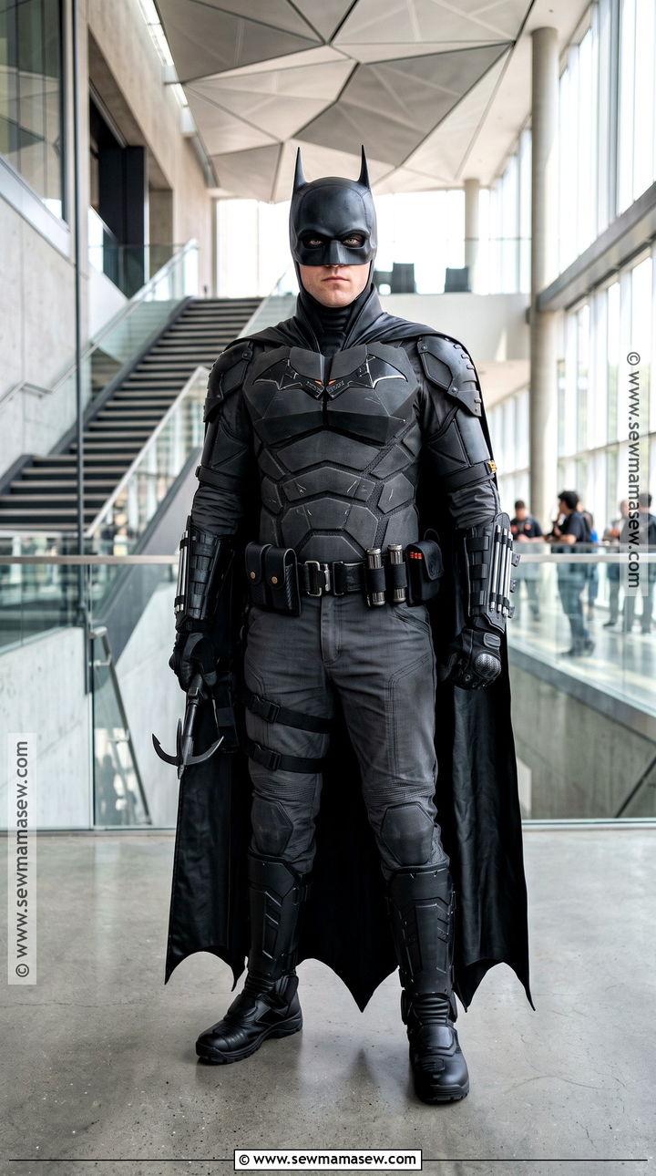 Batman Cosplay With Black Cape - 30 Men Cosplay Ideas