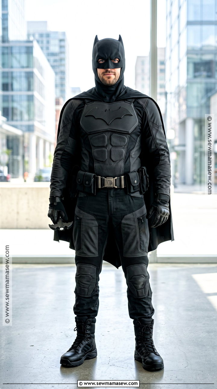 Batman Costume With Black Utility Suit - 45 mens halloween costumes