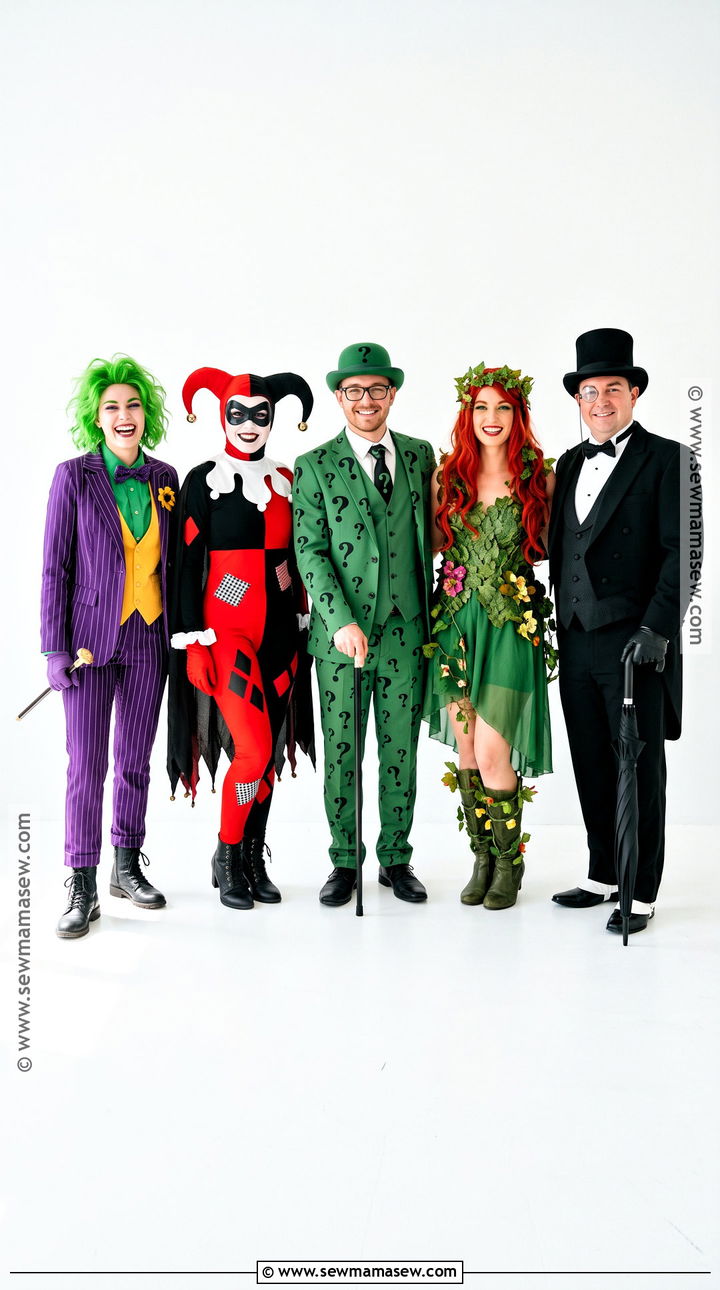 Batman Villains Group Costume - 50 batman costume ideas