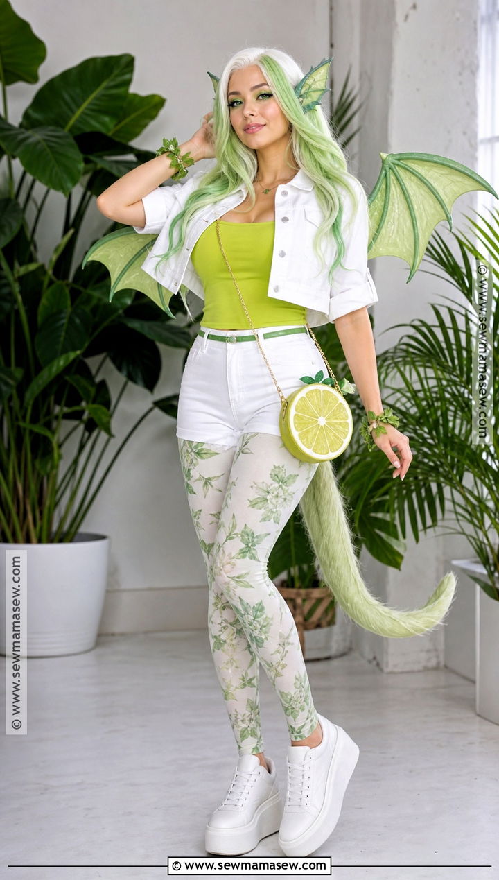 Batsy Claro Cosplay With Green Wings - 45 monster high cosplay ideas