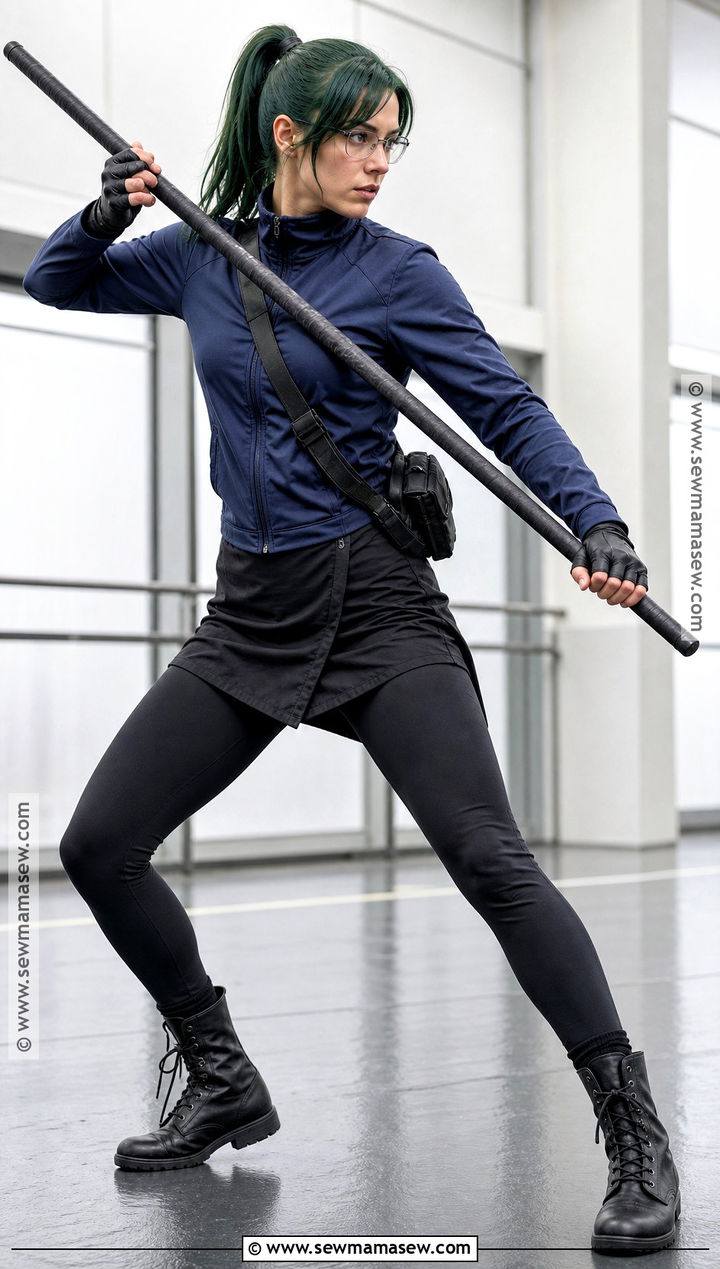Battle Ready Maki Zenin Uniform Cosplay - 40 maki zenin cosplay ideas