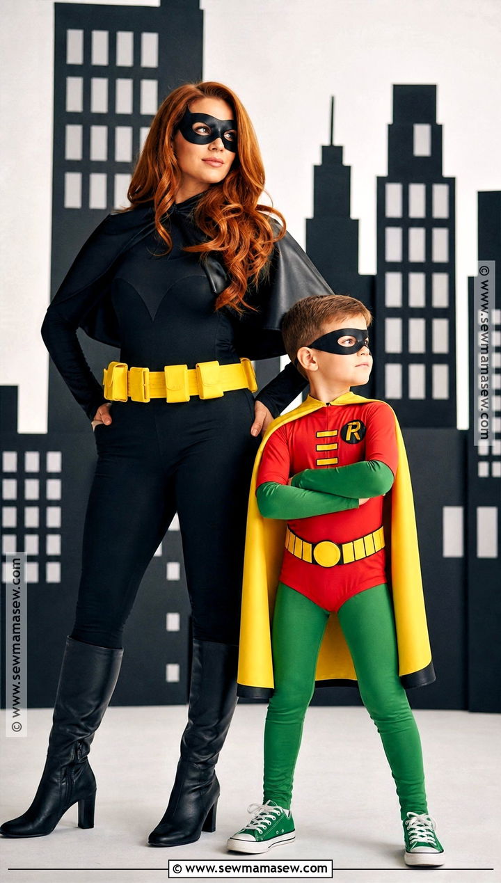 Batwoman And Robin Costume - 35 mommy and me halloween costumes