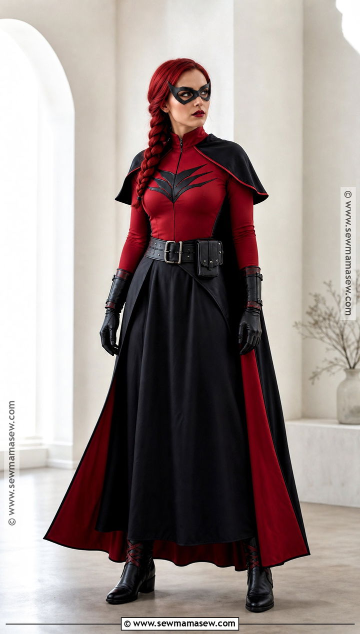 Batwoman Costume With Maxi Skirt - 40 Batwoman Costume Ideas