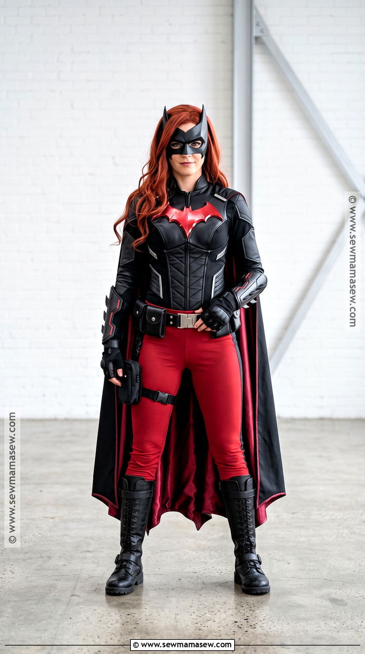 Batwoman Costume With Red Pants - 40 Batwoman Costume Ideas