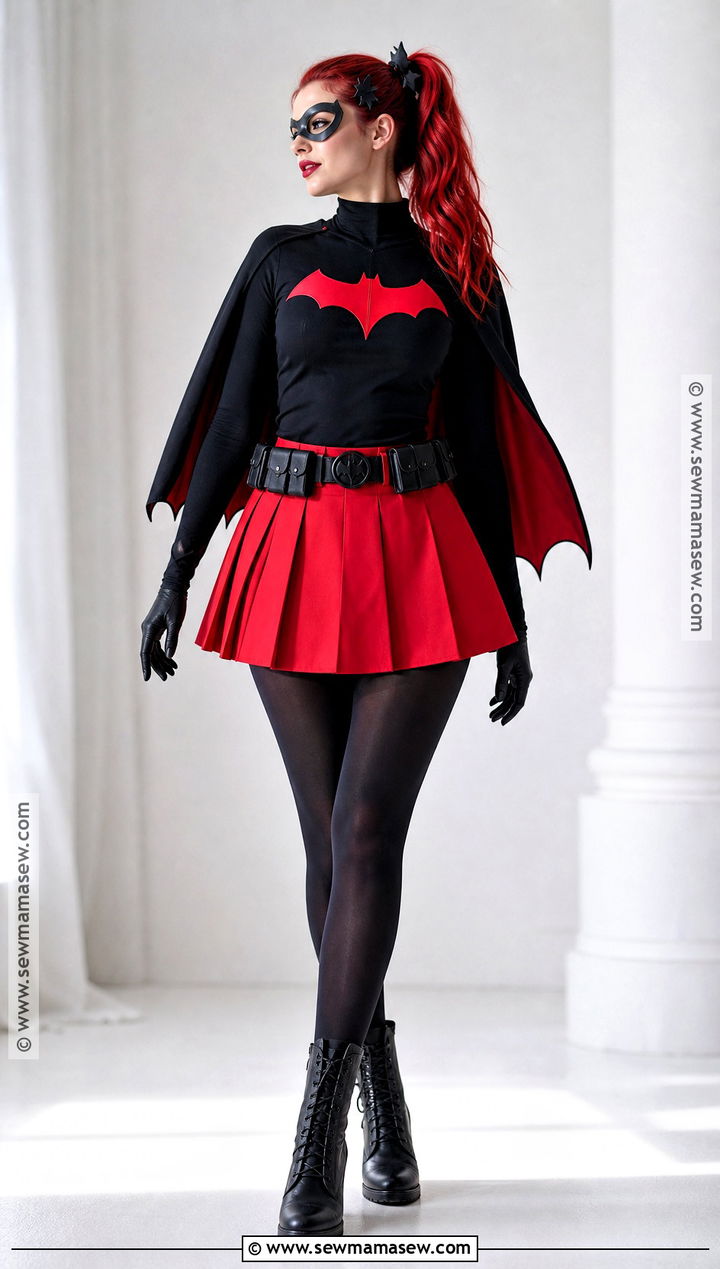 Batwoman Costume With Red Skirt - 40 Batwoman Costume Ideas