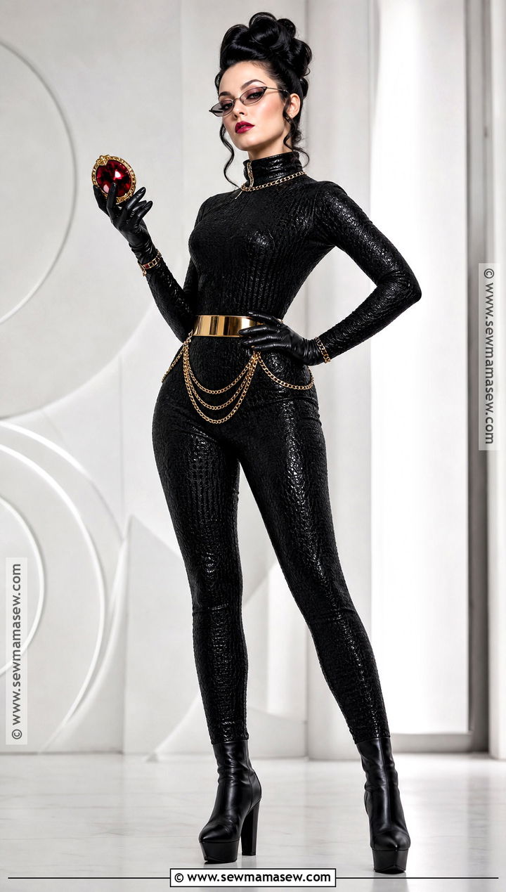Bayonetta Black Bodysuit Cosplay - 30 characters to cosplay with black hair ideas
