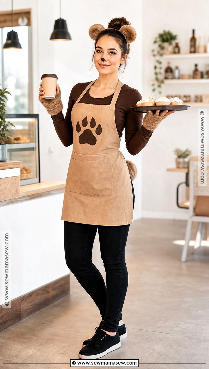Bear Barista Costume - 30 Bear Costume Ideas for Women