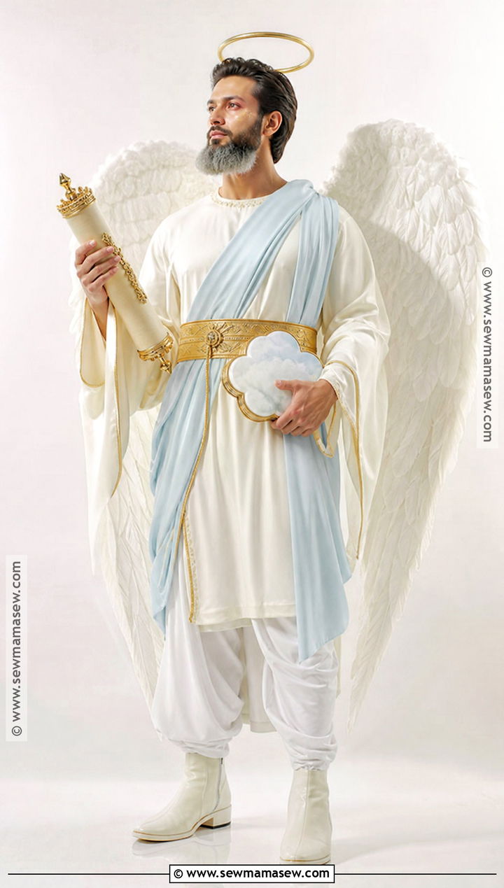 Bearded Angel Costume For Men - 30 angel costume ideas for men