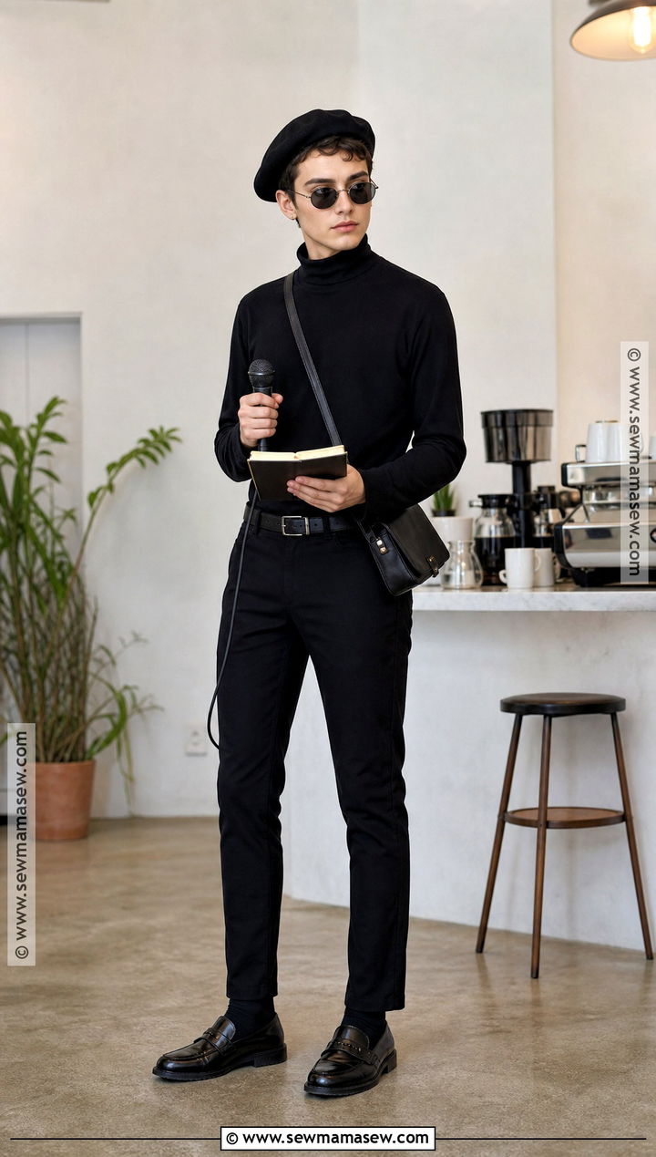 Beatnik Poet Costume - 30 60s halloween costume ideas