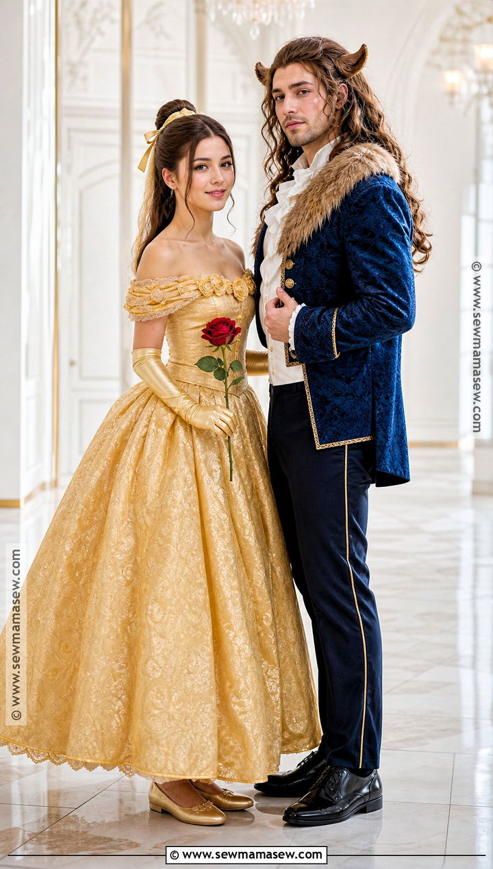 Beauty And Beast Couple Costume - 45 duo halloween costumes for couples