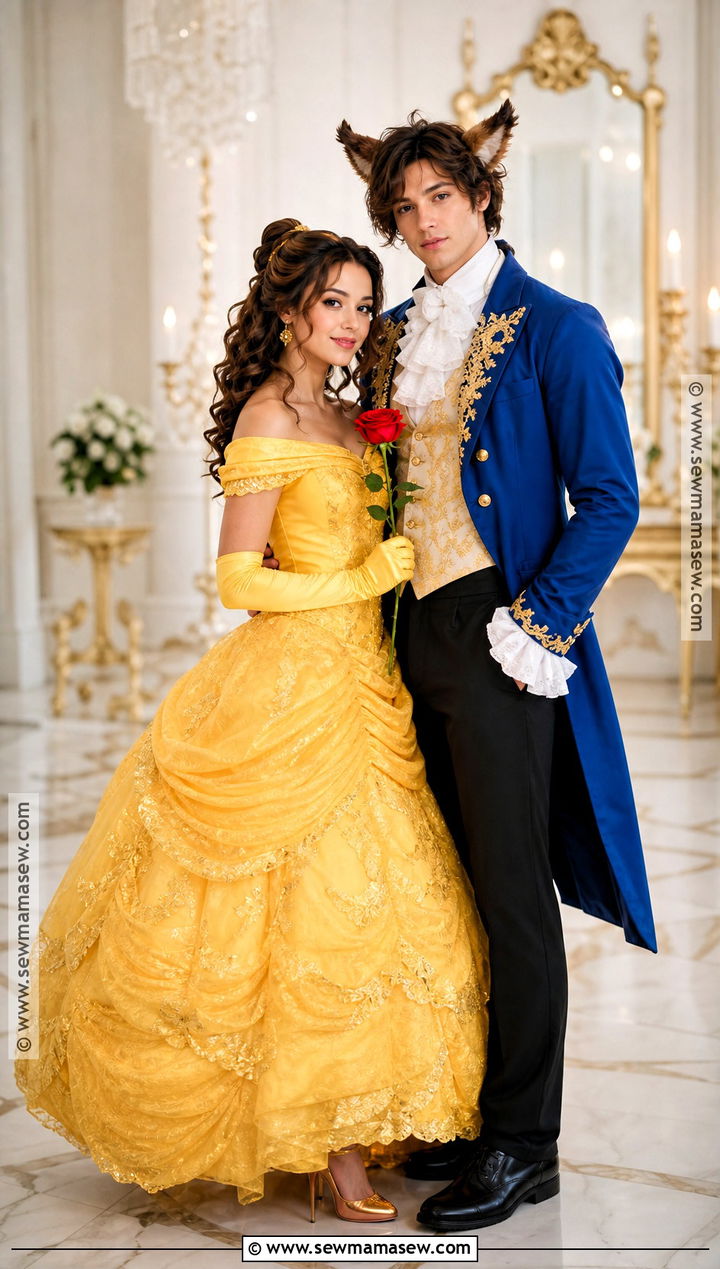 Beauty And The Beast Couple Costume - 40 iconic halloween costumes for couples