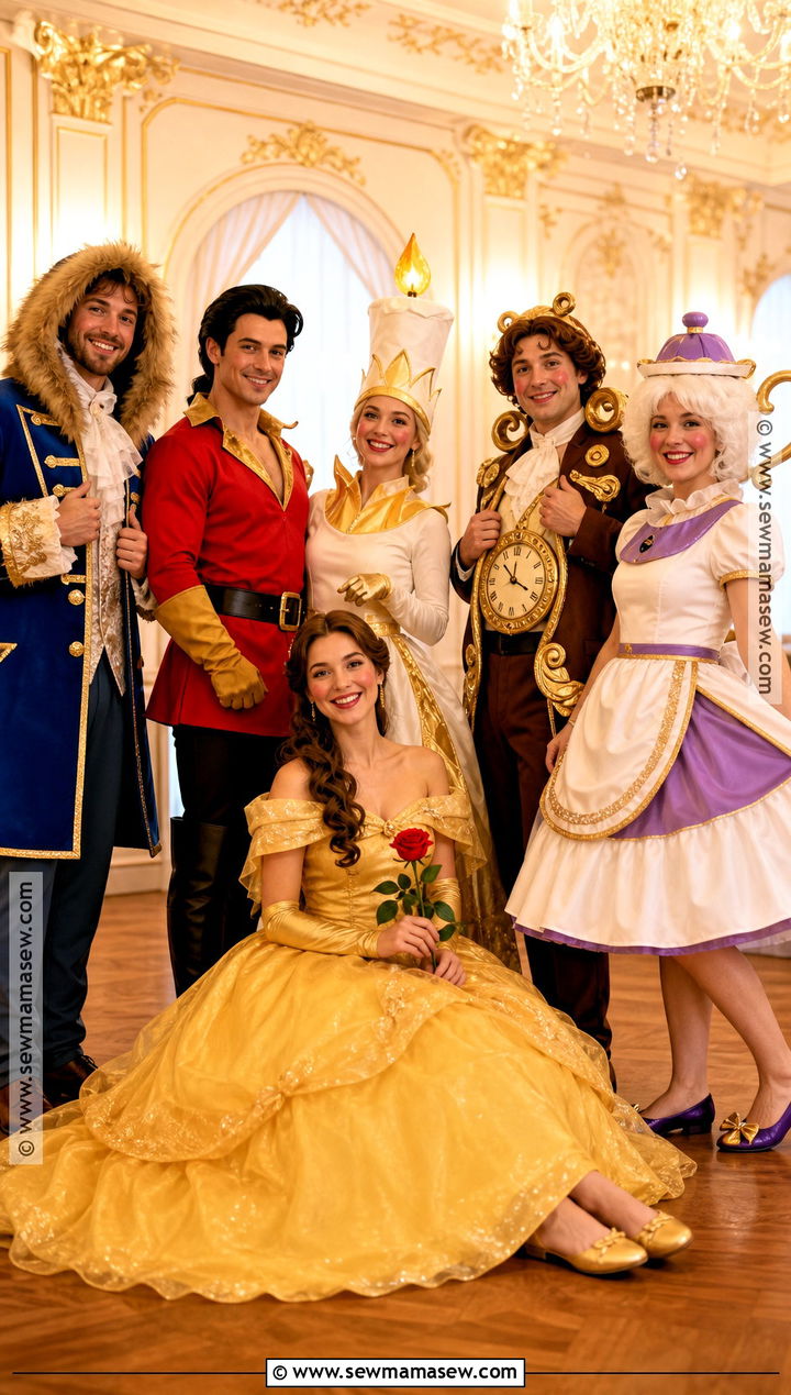 Beauty And The Beast Disney Group Costume - 30 disney group costumes
