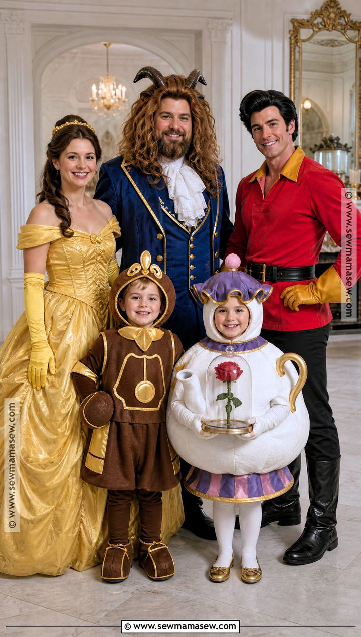Beauty And The Beast Family Costume - 35 disney family costumes