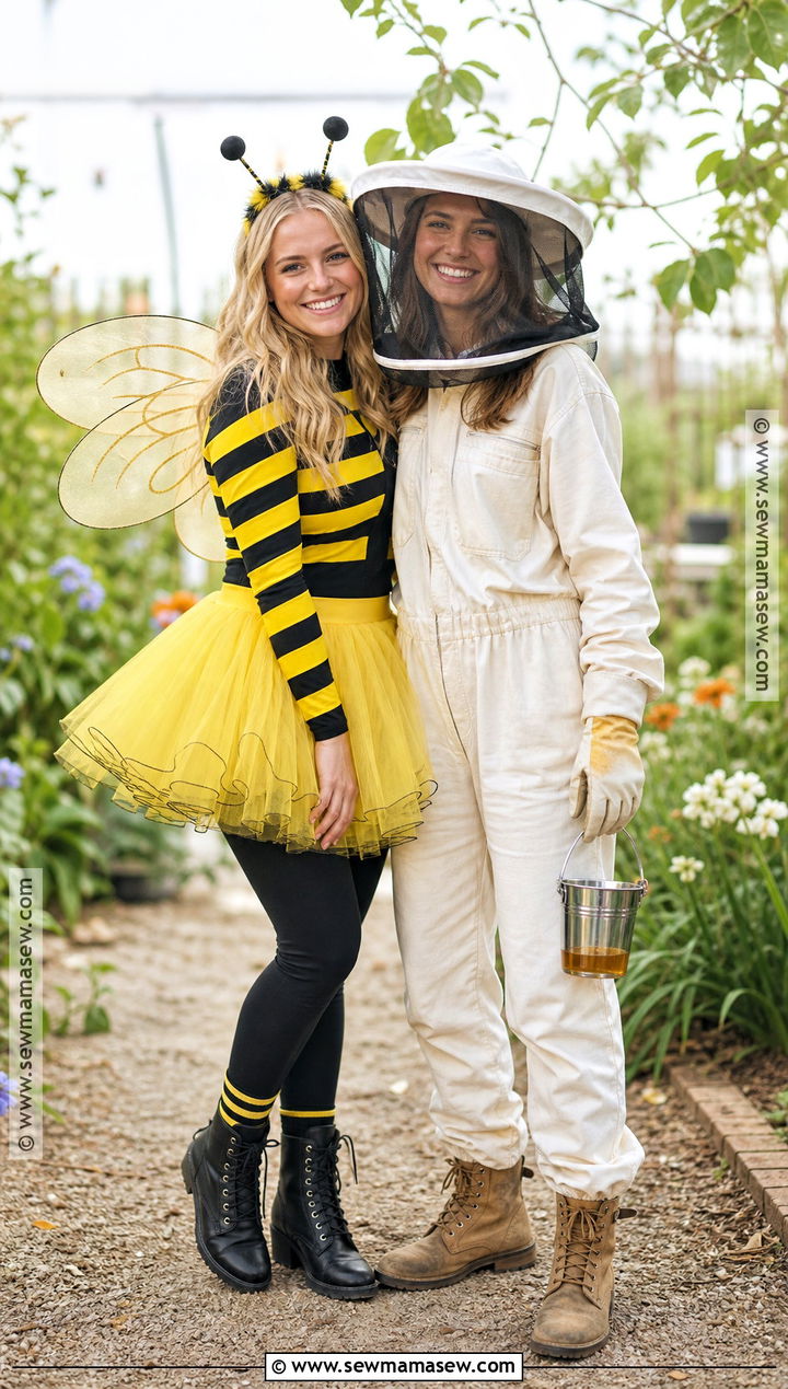 Bee And Beekeeper BFF Costume - 35 bff costumes