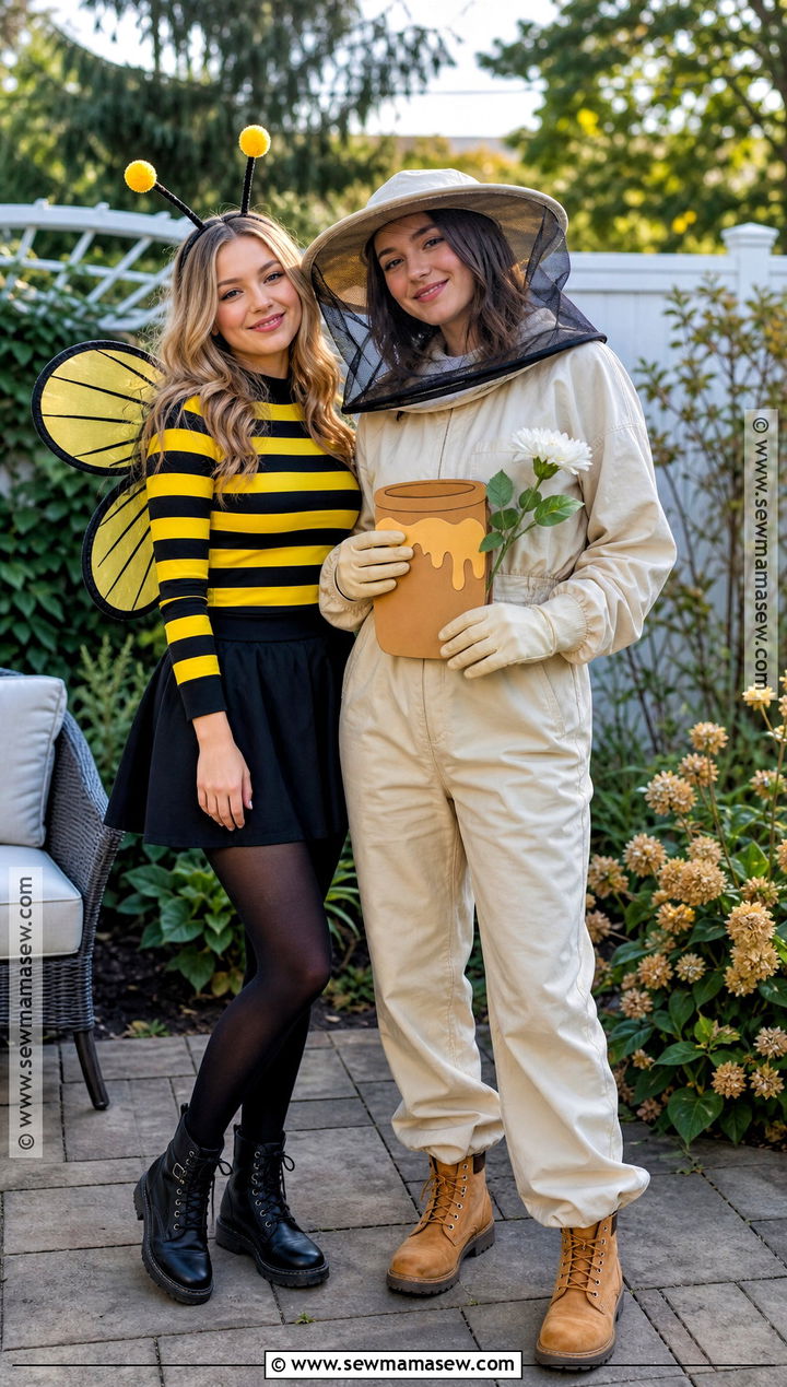 Bee And Beekeeper Best Friend Costume - 45 best friend halloween costumes