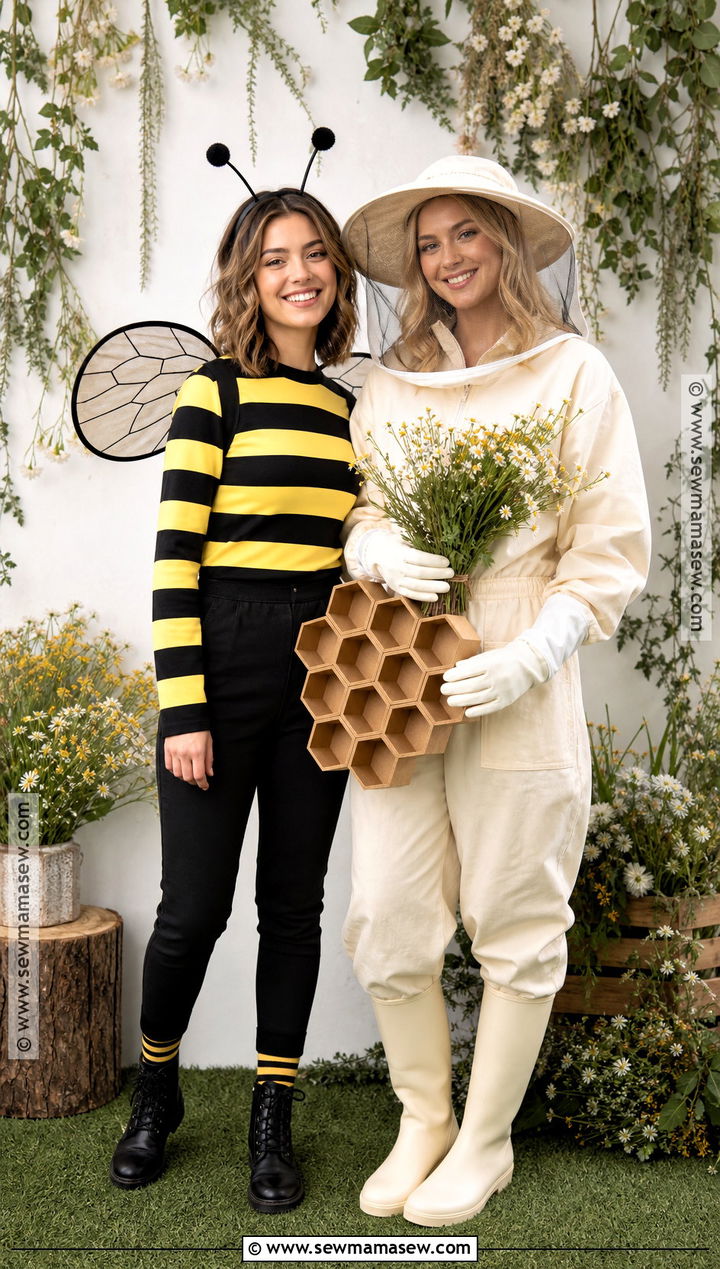 Bee And Beekeeper Costume - 30 two person costume ideas