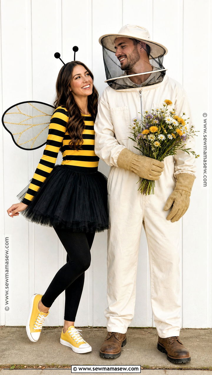 Bee And Beekeeper Costume - 40 duo costume ideas for best friends