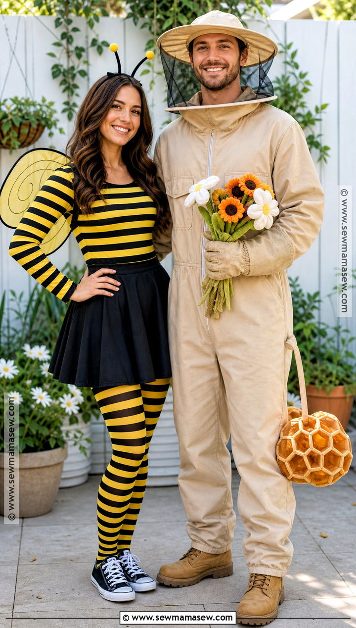 Bee And Beekeeper Costume - 40 halloween costumes for 2