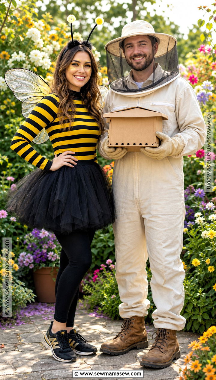 Bee And Beekeeper Costume - 30 best duo costumes