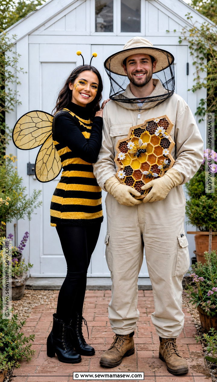 Bee And Beekeeper Costume - 30 costumes for 2