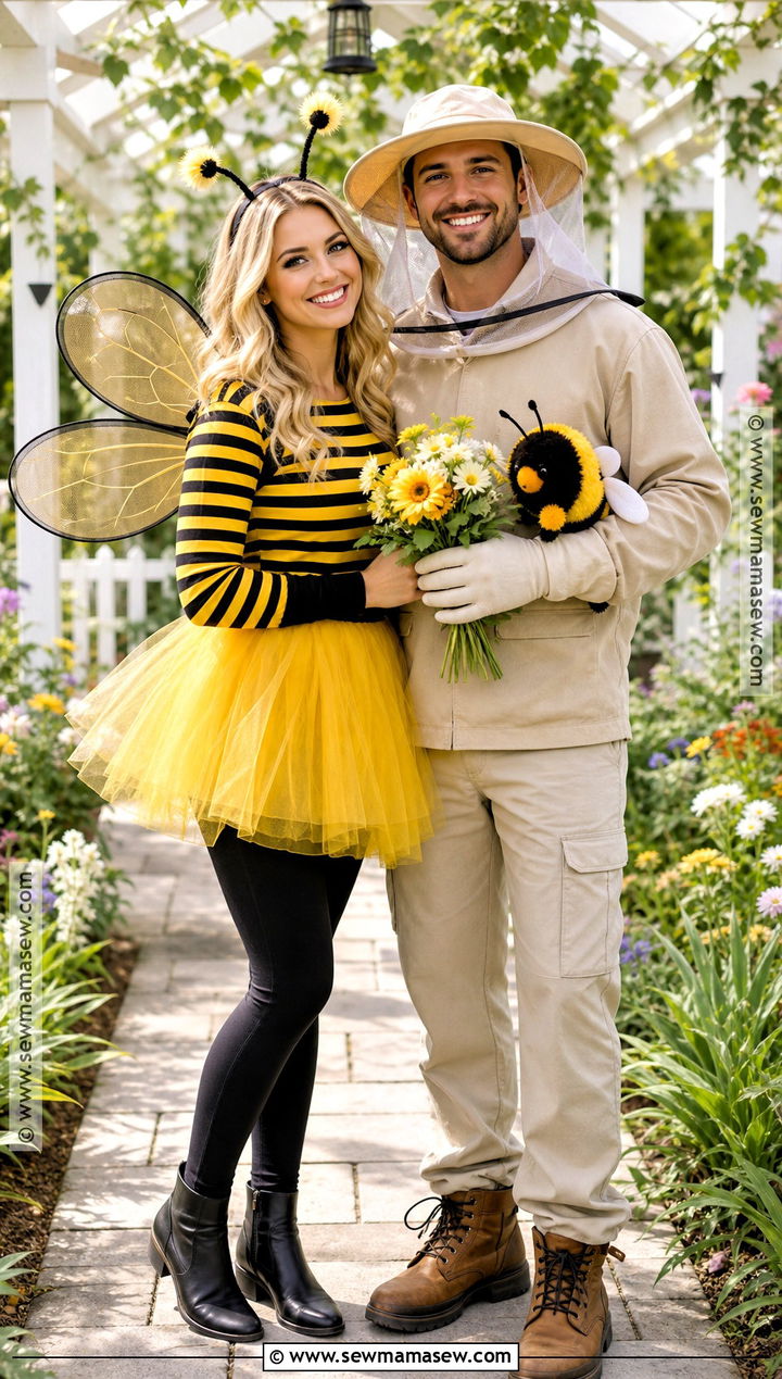 Bee And Beekeeper Costume - 30 halloween costume ideas for duos