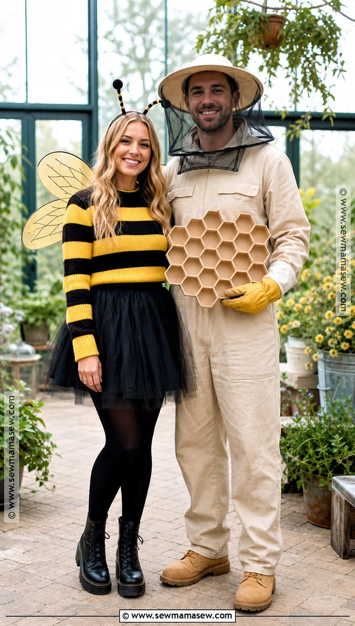 Bee And Beekeeper Costume - 30 2 ppl halloween costumes