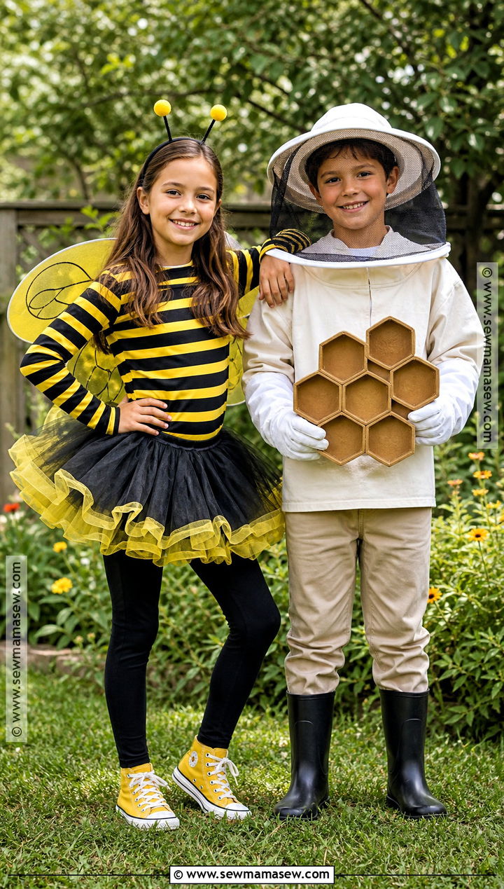 Bee And Beekeeper Costumes - 35 brother sister halloween costumes