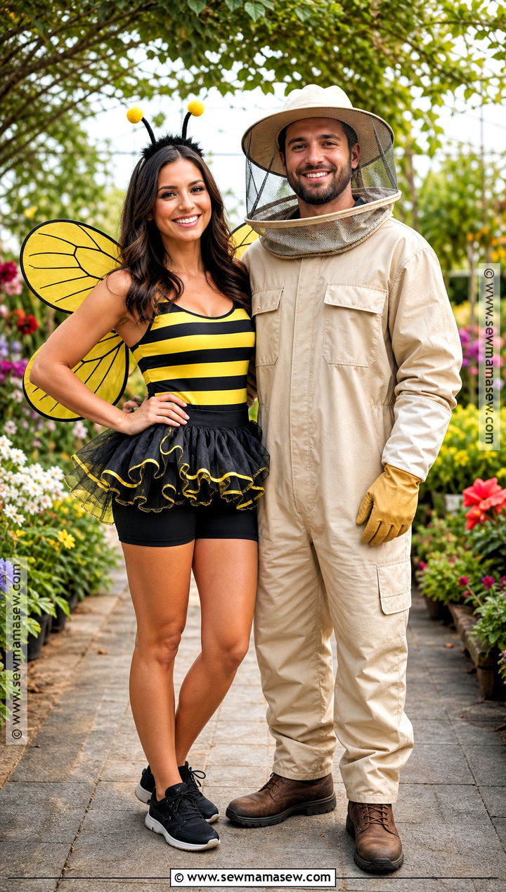 Bee And Beekeeper Duo Costume - 35 halloween costume ideas duo