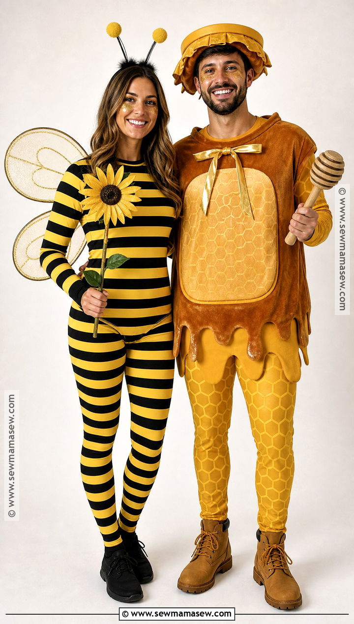 Bee And Honey Jar Couple Costume - 40 bee costume ideas