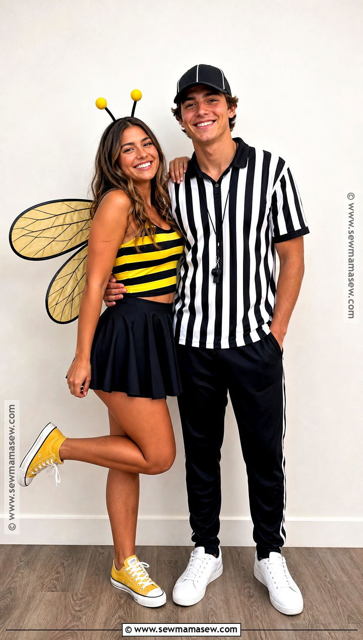 Bee And Referee Rhyming Costume - 30 Rhyming Costumes