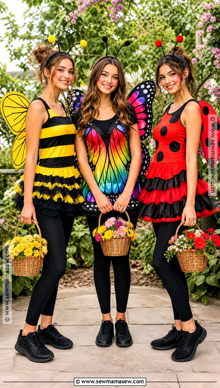 Bee Butterfly And Ladybug Trio Costume - 35 trio costume ideas for teens