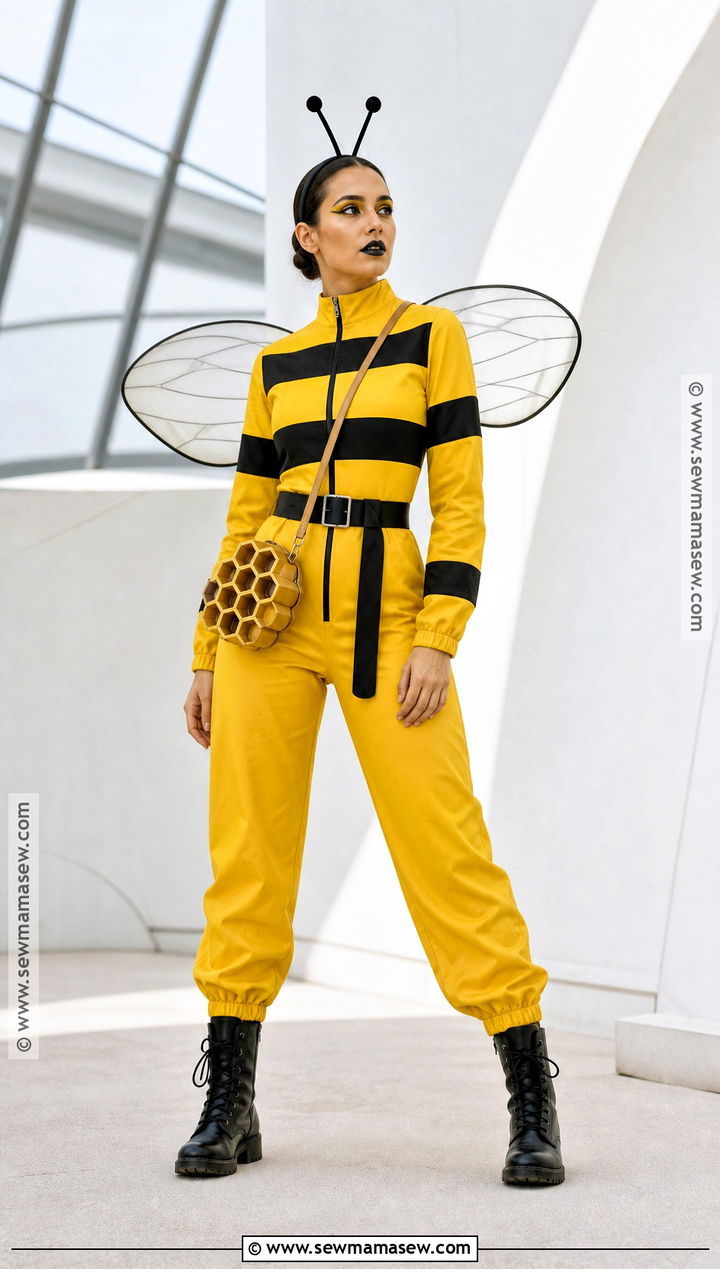 Bee Costume With Yellow Jumpsuit - 40 bee costume ideas