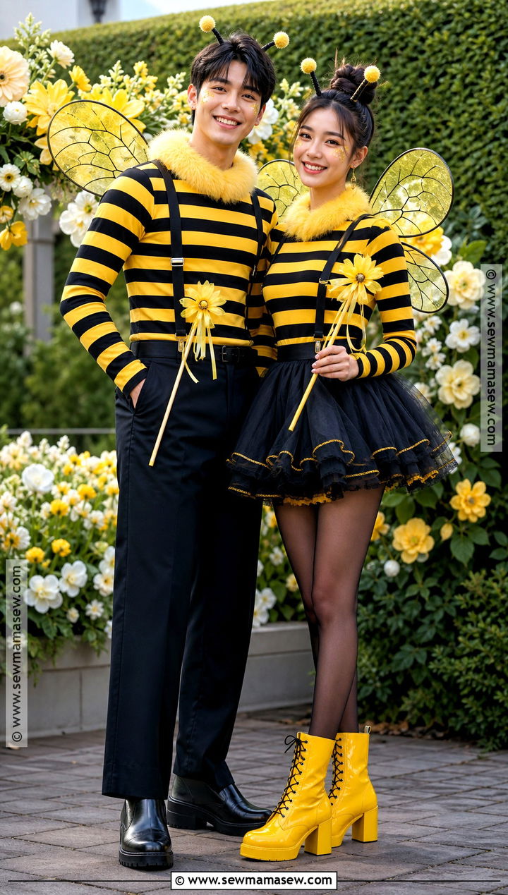 Bee Fairy Couple Costume - 30 fairy couple costume ideas
