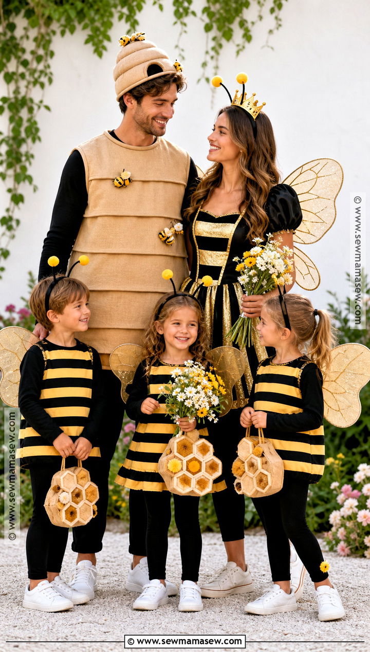 Bee Hive Family Costume - 40 bee costume ideas