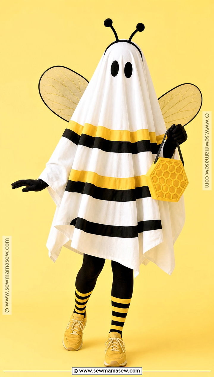 Bee Sheet Ghost Costume - 30 Sheet Ghost Costume Ideas