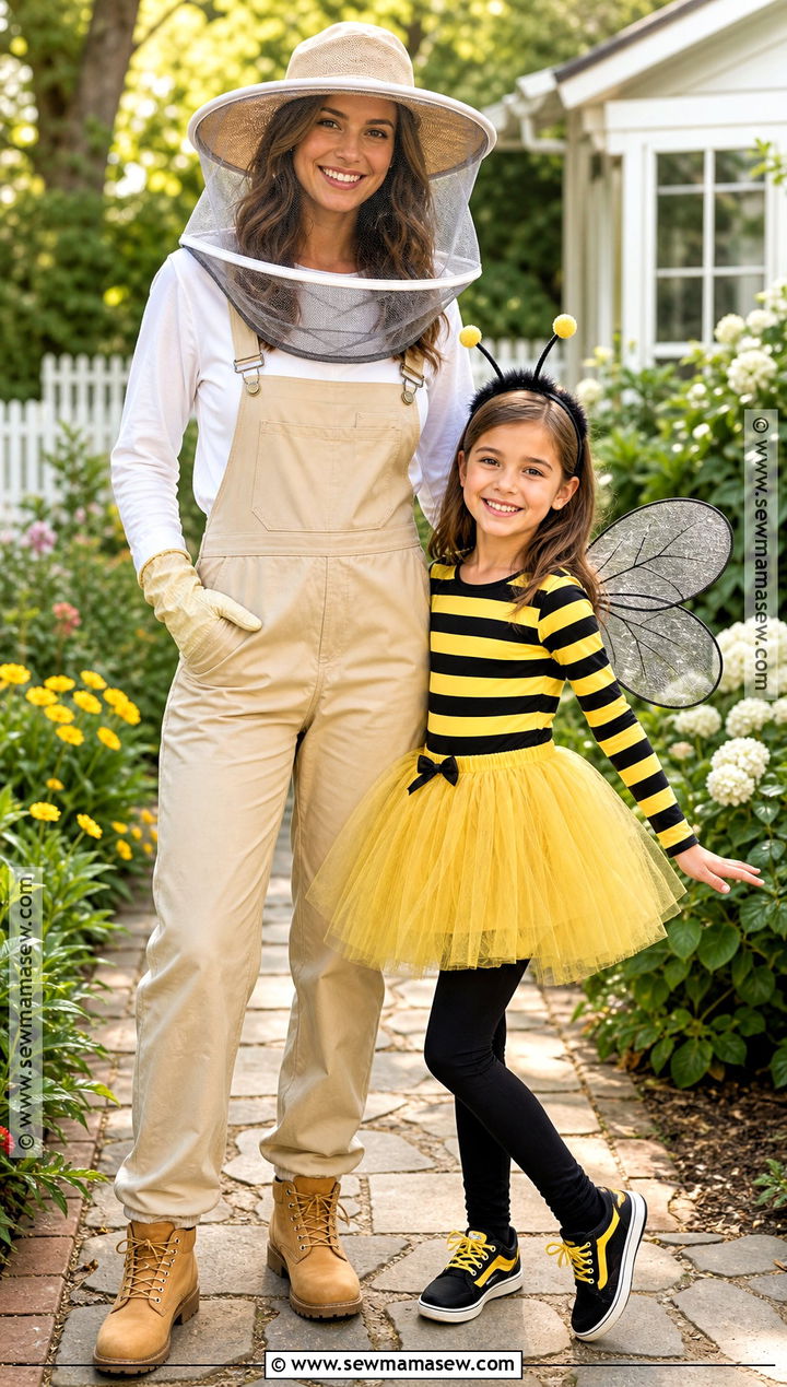 Beekeeper And Bumblebee Costume - 30 Mommy And Me Costumes Daughters